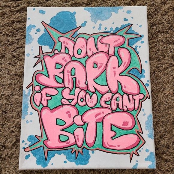 Painting on Canvas size 14"X 11"